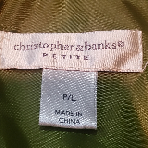 Christopher & Banks Women's Green Vest - Picture 5 of 5